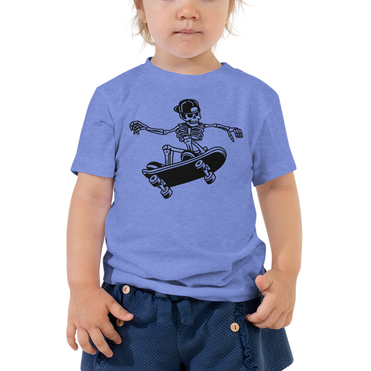 Skater Skeleton Toddler T-Shirt